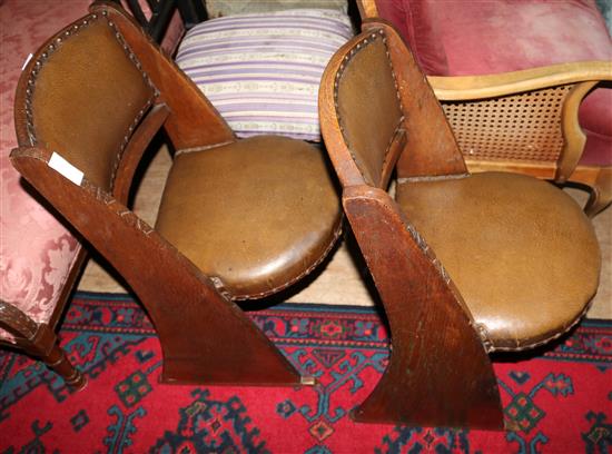 Pair of Art Deco chairs